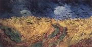 Vincent Van Gogh Wheatfield with Crows painting